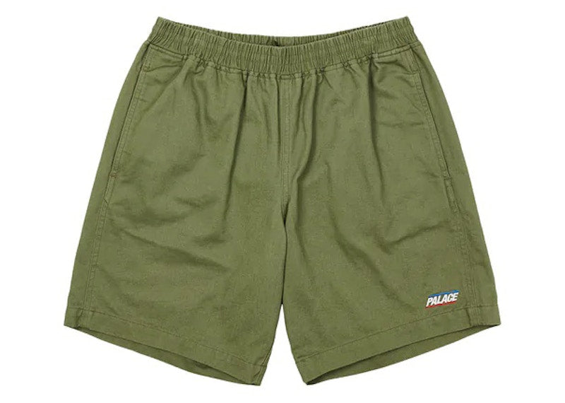 Palace Basically A Washed Cotton Short Olive