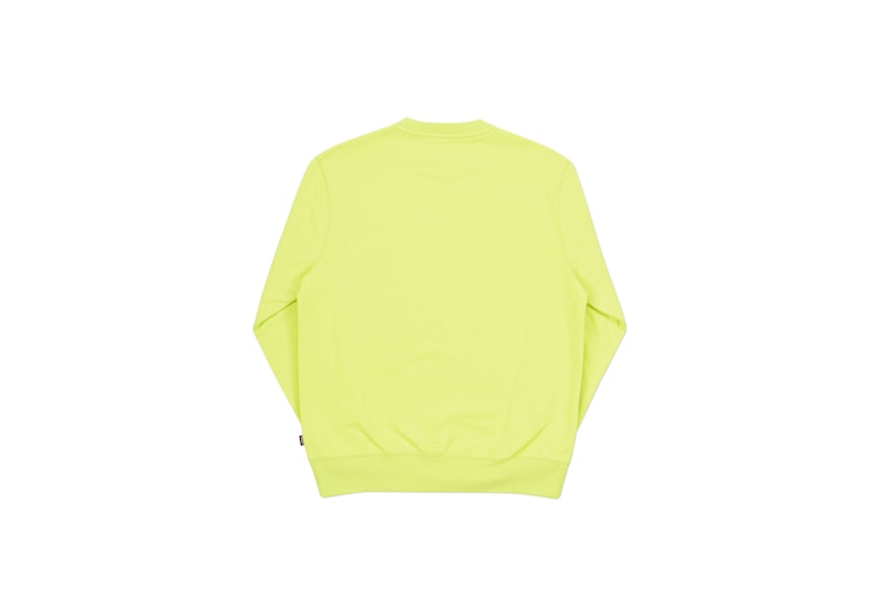 Palace Basically a Crew Fluro Yellow
