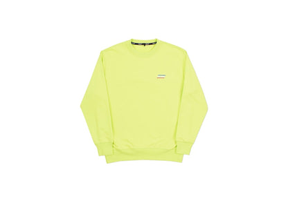 Palace Basically a Crew Fluro Yellow