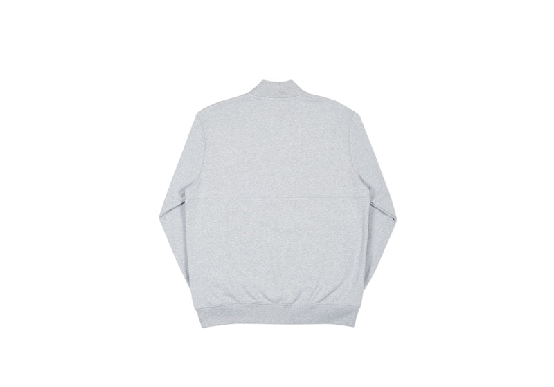 Palace Basically a Half Zip Bomber Grey Marl