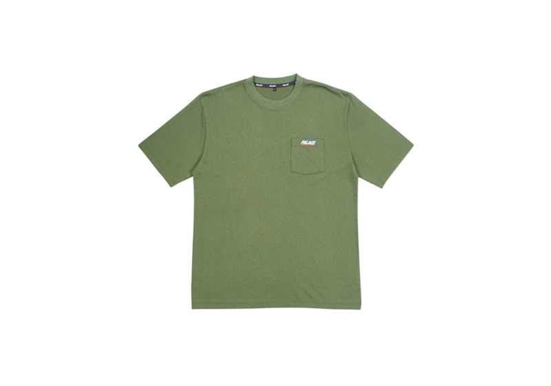 Palace Basically a Pocket T-shirt Army green