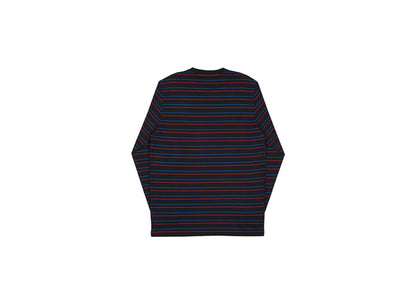 Palace Basically a Stripe Longsleeve Black/Blue/Red