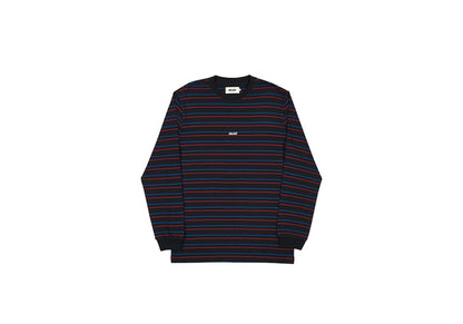 Palace Basically a Stripe Longsleeve Black/Blue/Red