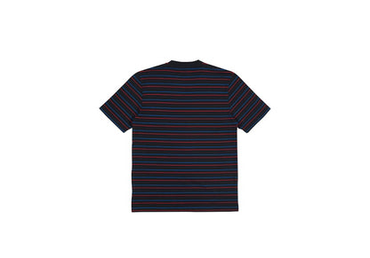 Palace Basically a Stripe T-shirt Black/Blue/Red