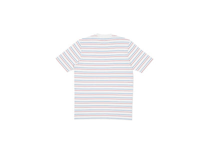 Palace Basically a Stripe T-shirt White/Blue/Red