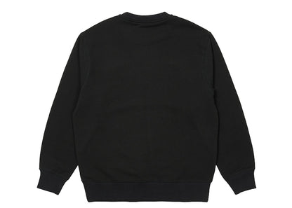 Palace Basics Logo Crew Black