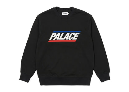 Palace Basics Logo Crew Black