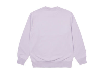 Palace Basics Logo Crew Lilac