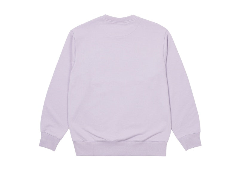 Palace Basics Logo Crew Lilac
