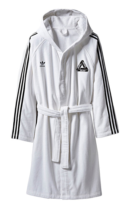 Palace Bathrobe Bathrobe White/Black