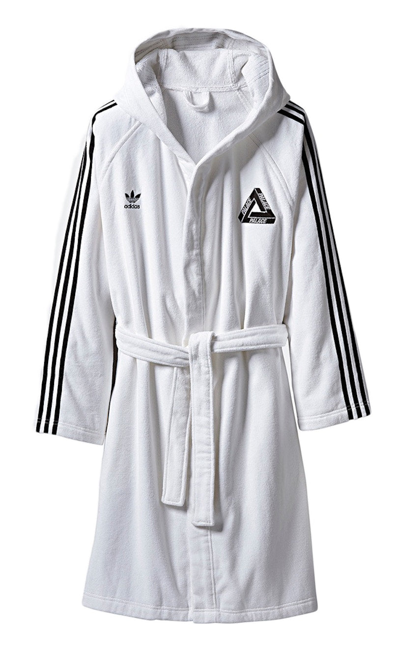 Palace Bathrobe Bathrobe White/Black