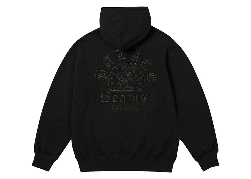 Palace x Beams Plus Graphic Hood Black