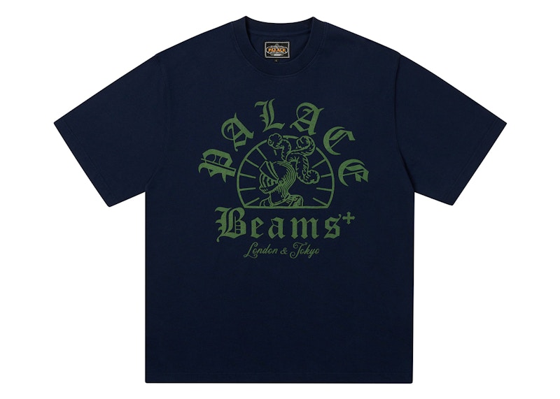 Palace x Beams Plus Graphic T-Shirt Peacoat