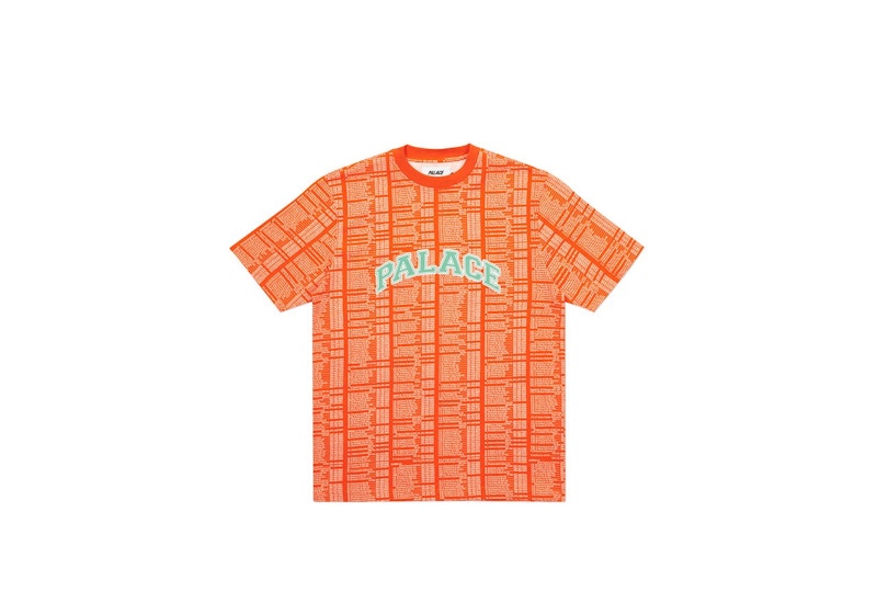 Palace Bell Man Allover T-shirt Red