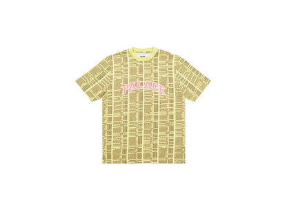 Palace Bell Man Allover T-shirt Yellow