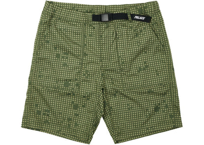 Palace Belter Shorts Olive Grid DPM