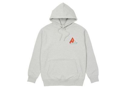 Palace Big P Hood Grey Marl