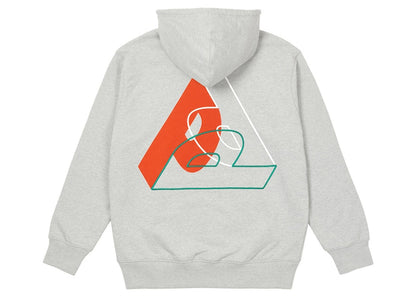 Palace Big P Hood Grey Marl