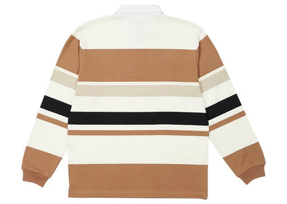 Palace Big Stripe Rugby Top White