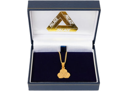 Palace Bio Hazard Pendant Gold