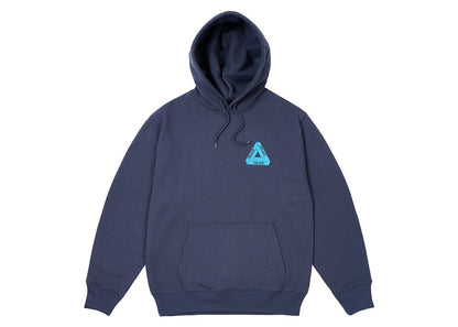 Palace Bit Grippy Tri-Ferg Hood Navy