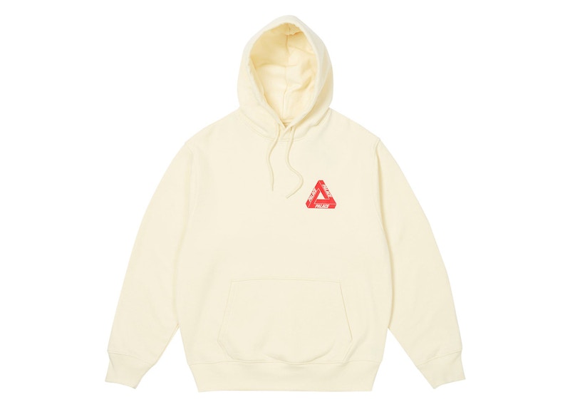 Palace Bit Grippy Tri-Ferg Hood White