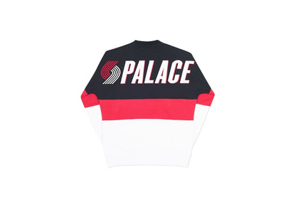 Palace Blazed Drop Shoulder Crew Black/Red