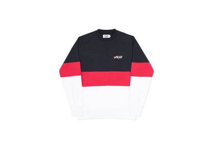 Palace Blazed Drop Shoulder Crew Black/Red