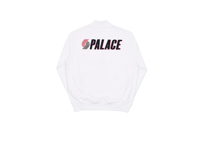 Palace Blazed Zip Bomber White