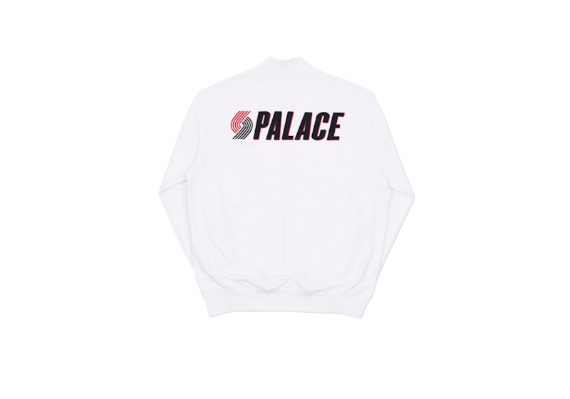 Palace Blazed Zip Bomber White