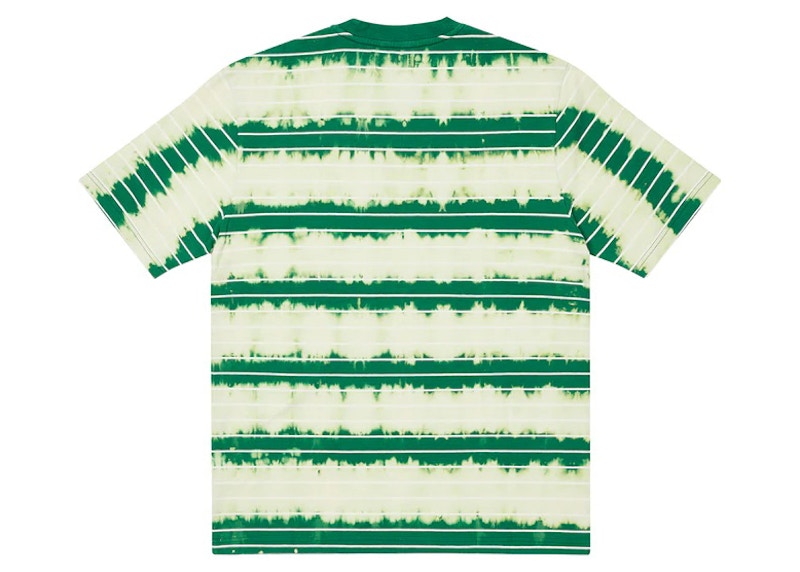 Palace Bleached Stripe T-shirt Green