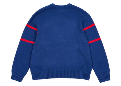 Palace Blocky Knit Blue