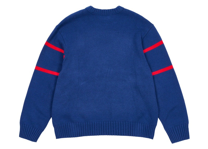 Palace Blocky Knit Blue