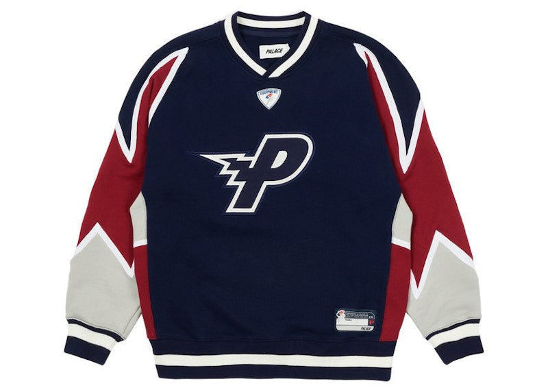 Palace Bolt Crew Navy/Red