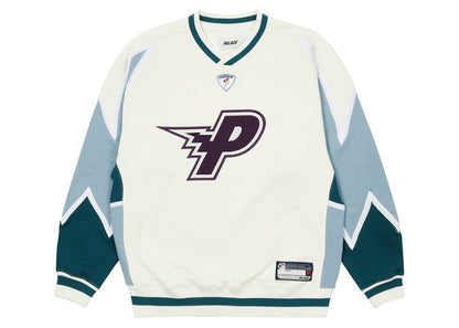 Palace Bolt Crew White/Blue