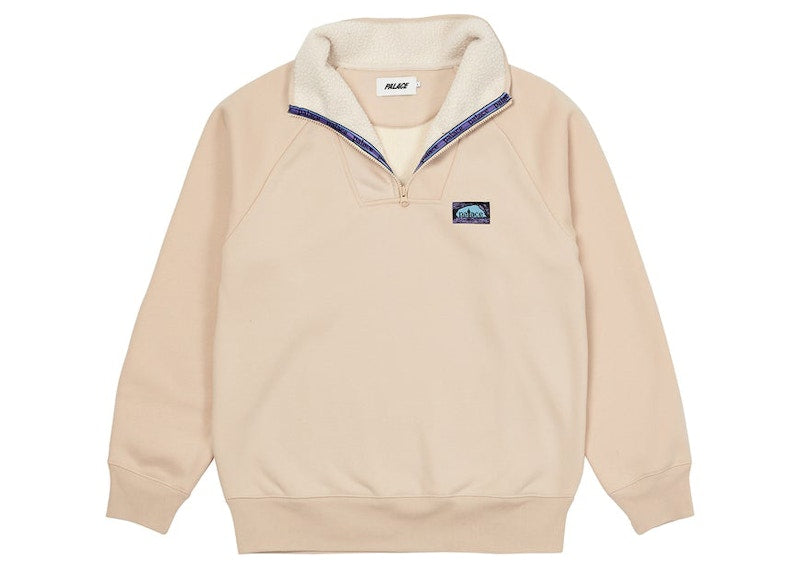 Palace Bonded Fleece 1/4 Zip Cream