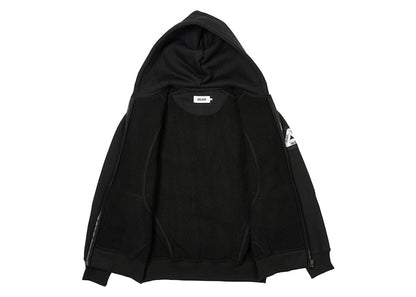 Palace Bonded Sherpa Zip Hood Black