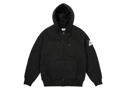 Palace Bonded Sherpa Zip Hood Black