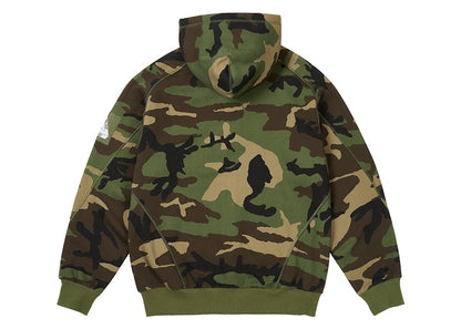 Palace Bonded Sherpa Zip Hood Camo