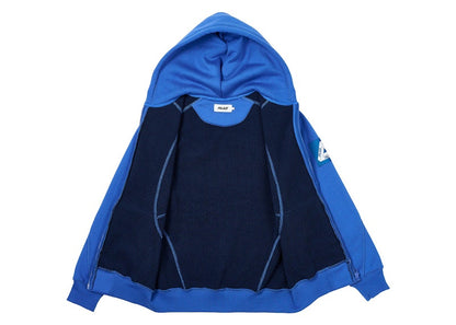 Palace Bonded Sherpa Zip Hood Palatial Blue
