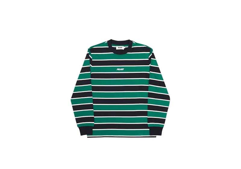 Palace Border Longsleeve Black/Green