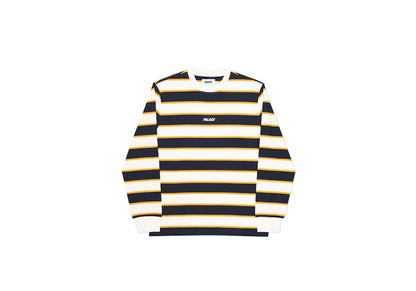 Palace Border Longsleeve White/Navy