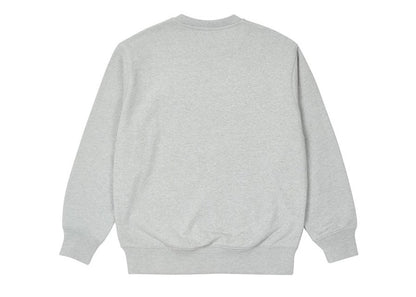 Palace Bossy Crew Grey Marl