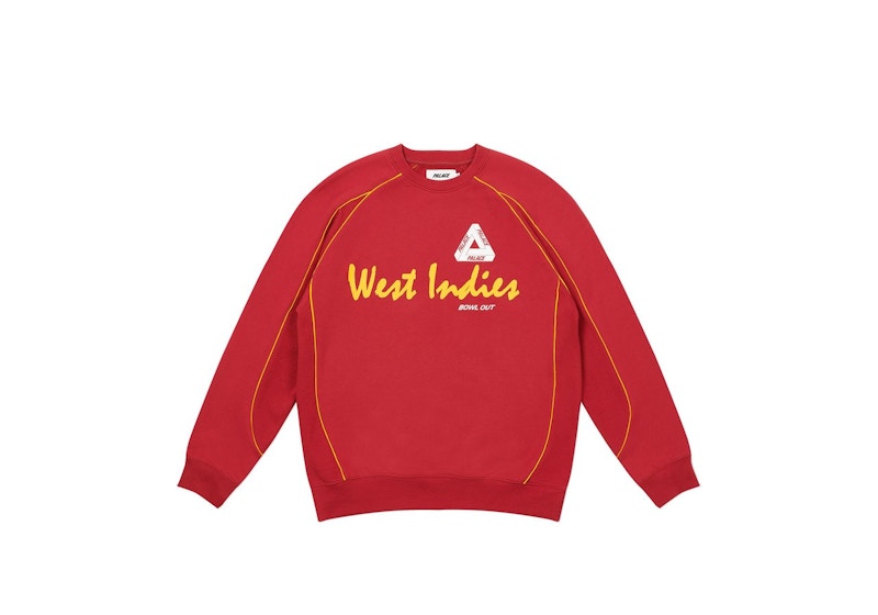Palace Bowl Out Crew Burgundy