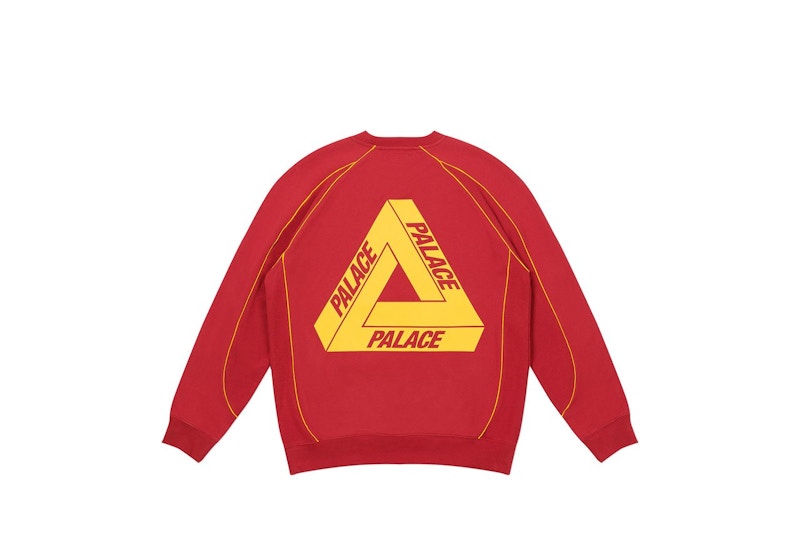 Palace Bowl Out Crew Burgundy
