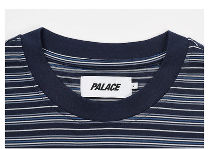 Palace Boxy Stripe T-Shirt Navy