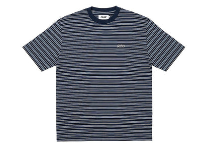 Palace Boxy Stripe T-Shirt Navy