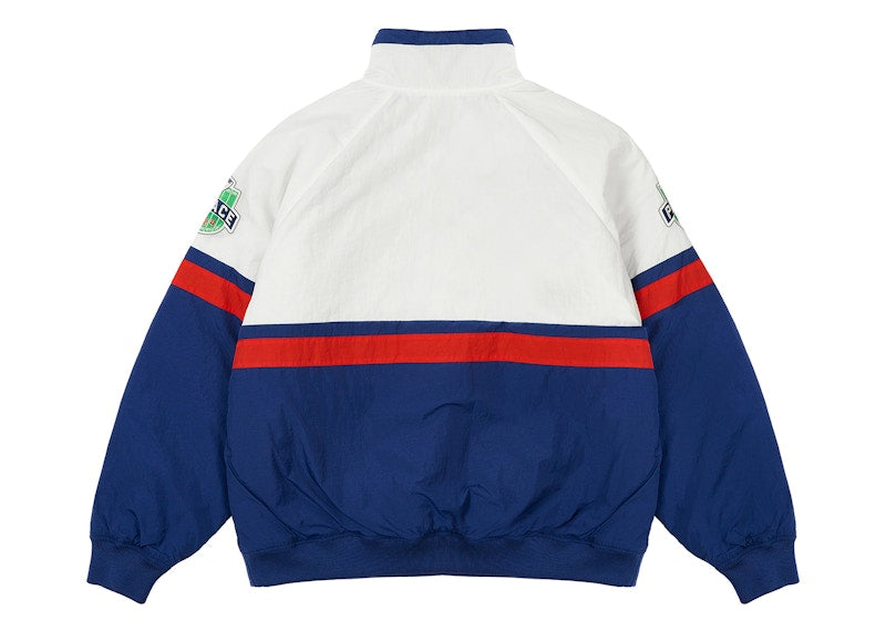 Palace Breakout Half Zip Bomber White/Navy