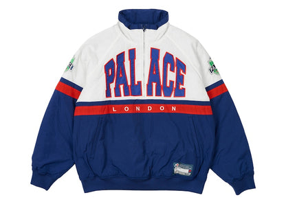 Palace Breakout Half Zip Bomber White/Navy