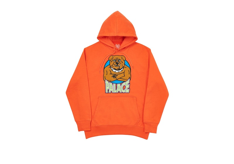 Palace Bulldog Hood Dark Orange